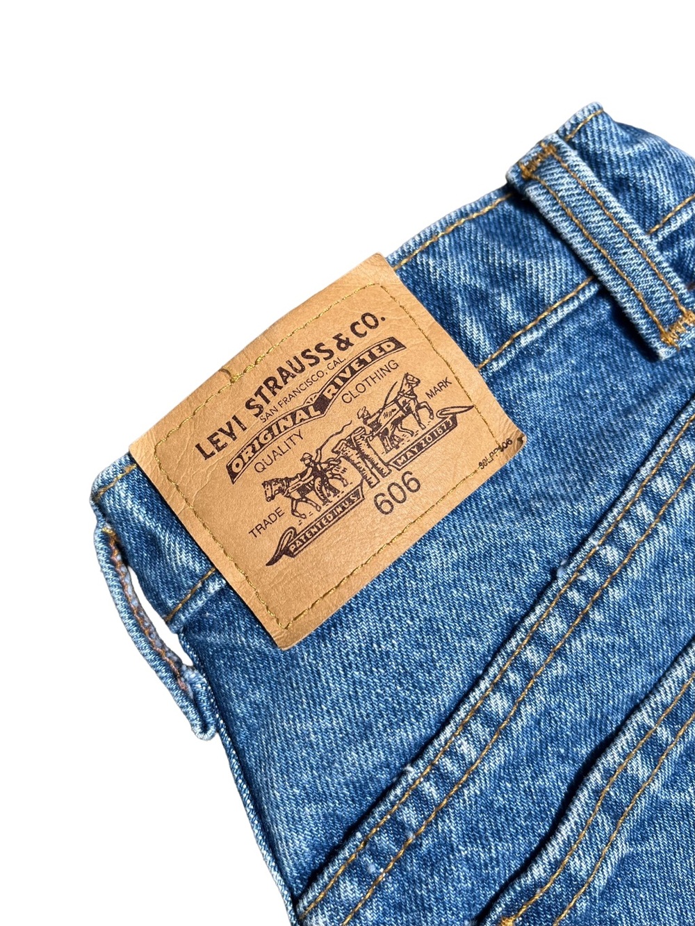Vintage 90s Levi’s 606 Mom Jeans Made in Canada High Rise 26 - Picture 7 of 15